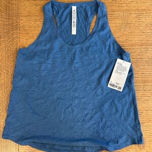 Blue lululemon tank top size 14